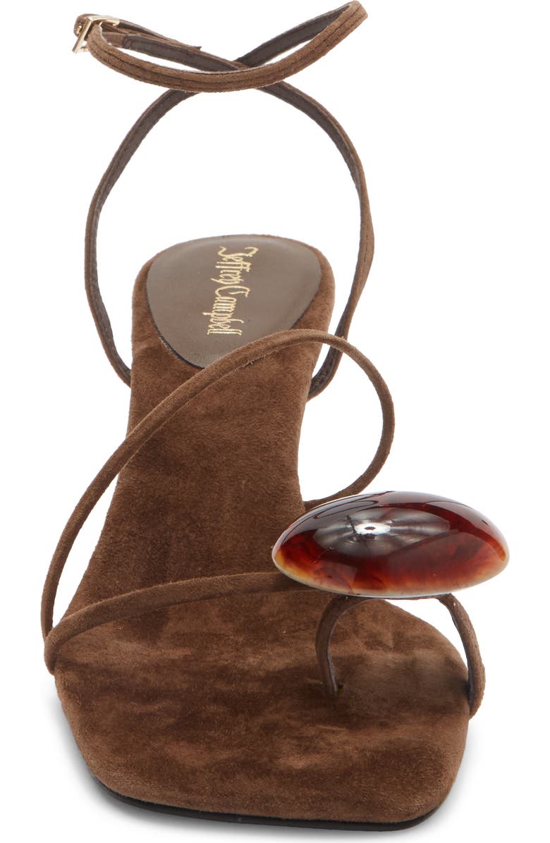 Jeffrey Campbell Carnelian Sandal, Alternate, color, Espresso Suede