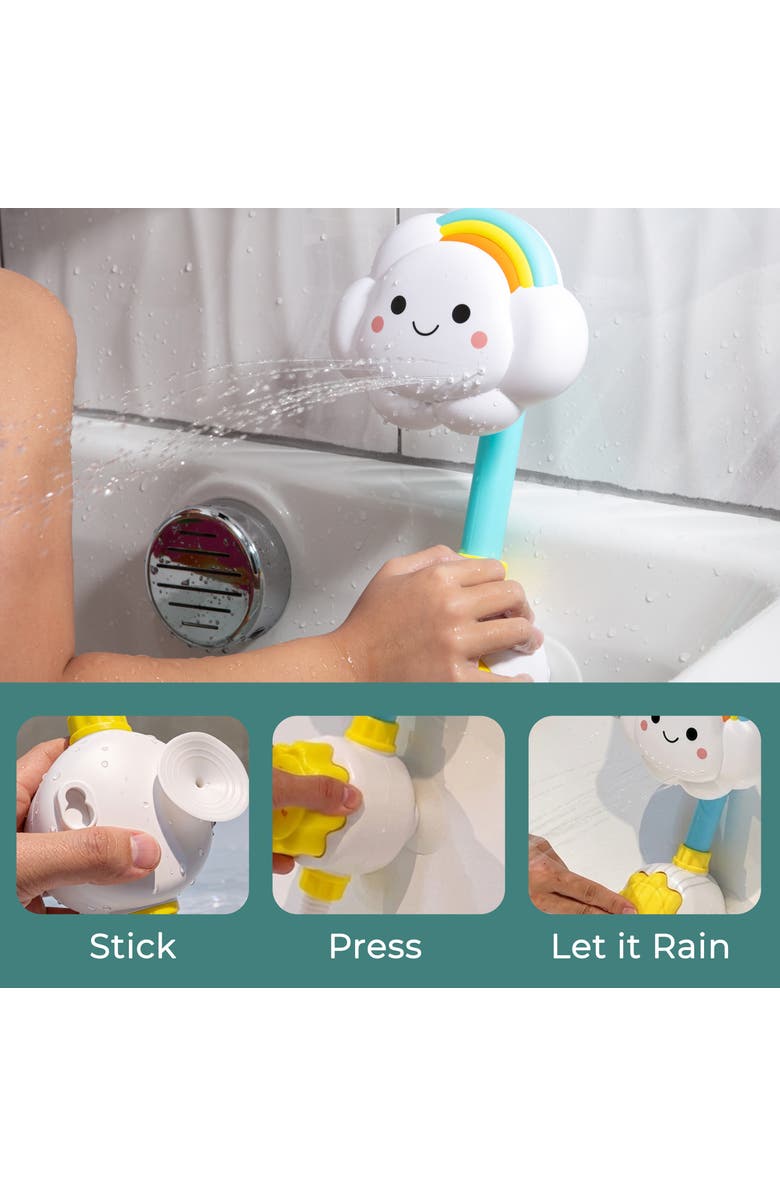 Sperric Cloud Design Interactive Bath Toy Shower Head, Alternate, color, Multicolor