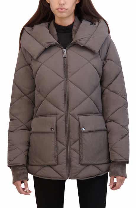 Kenneth Cole New York Diamond Quilted Hooded Jacket