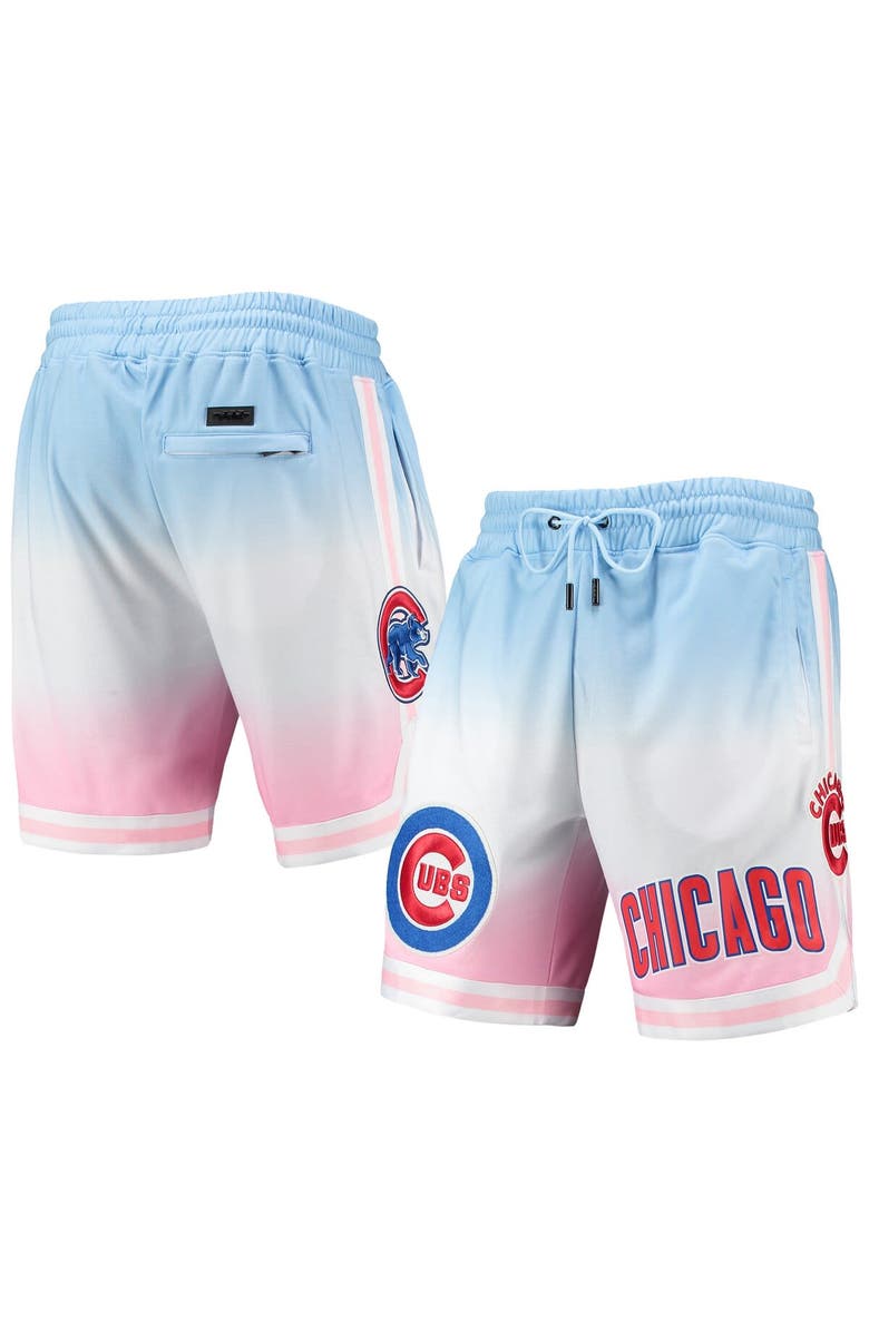 PRO STANDARD Men's Pro Standard Blue/Pink Chicago Cubs Team Logo Pro Ombre Shorts, Main, color, Blue