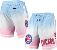 PRO STANDARD Men's Pro Standard Blue/Pink Chicago Cubs Team Logo Pro Ombre Shorts
