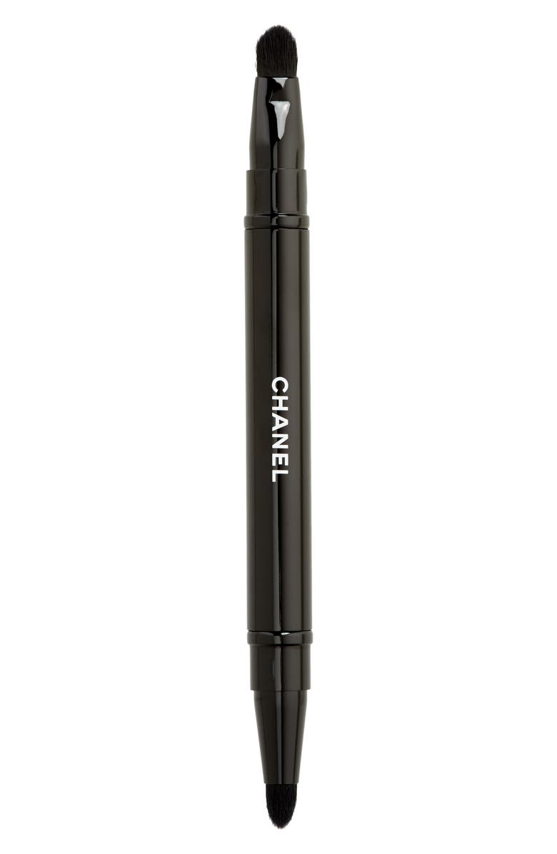 CHANEL LES PINCEAUX DE CHANEL Retractable Dual-Ended Eye-Contouring Brush N°201, Main, color,