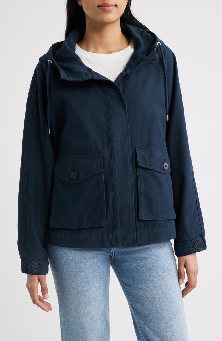 Brooklyn Industries Blueberry Hooded Jacket, Alternate, color, Blue Berry