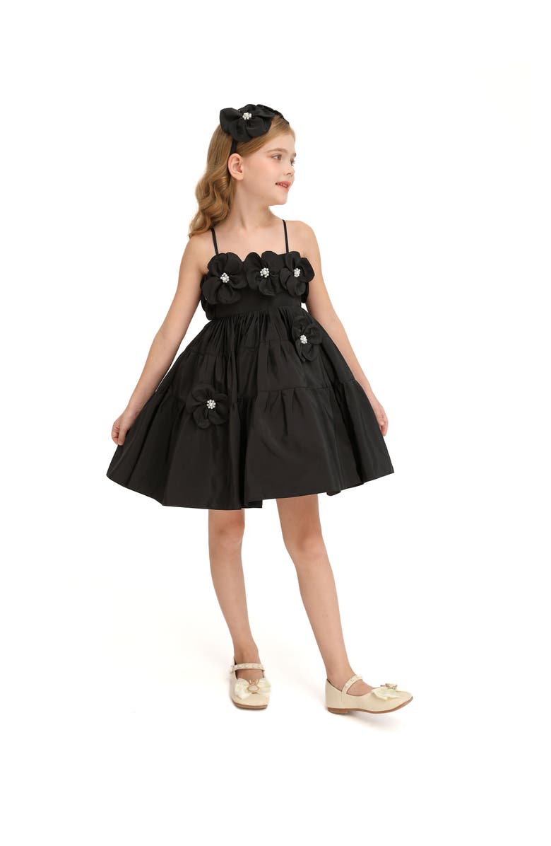 Mimi Tutu Buttercup Ravenna Dress, Alternate, color, Black