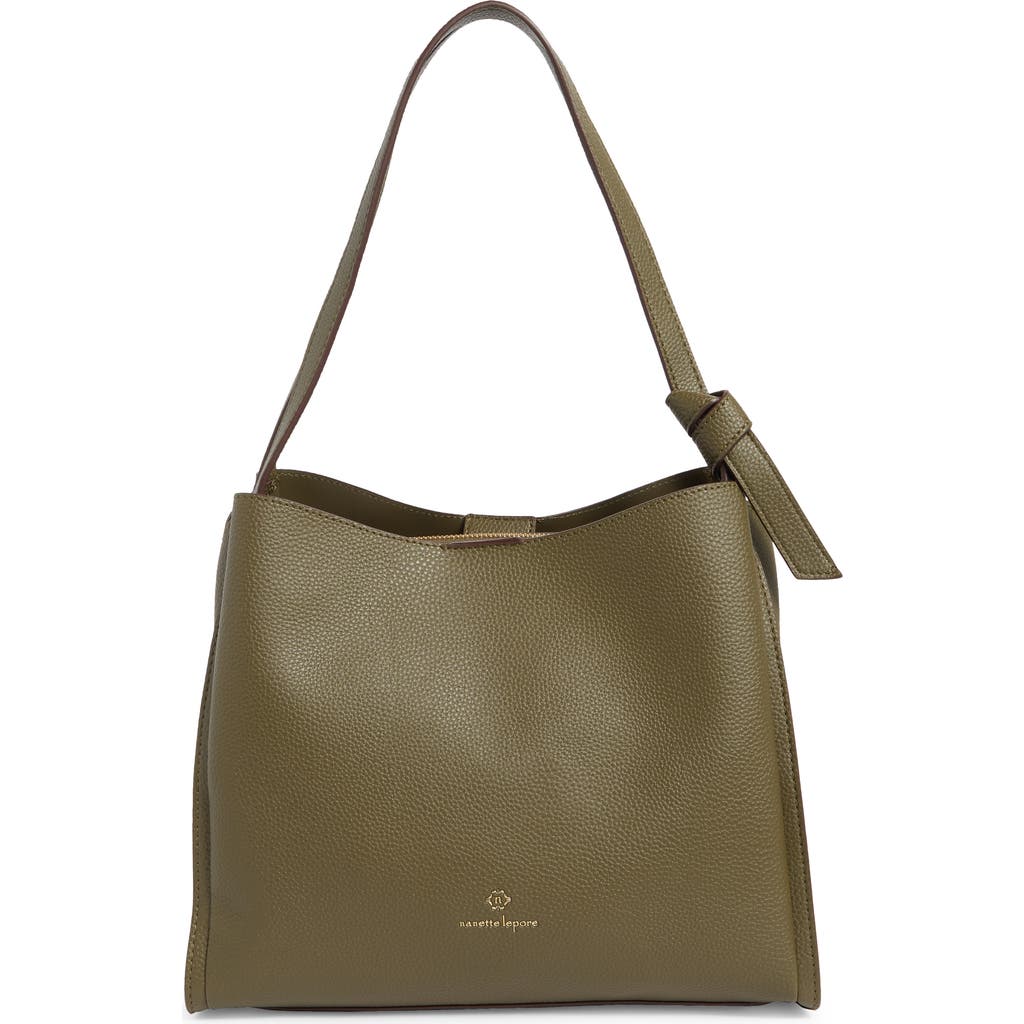 Nanette Lepore Ariana Triple Section Shoulder Bag In Green