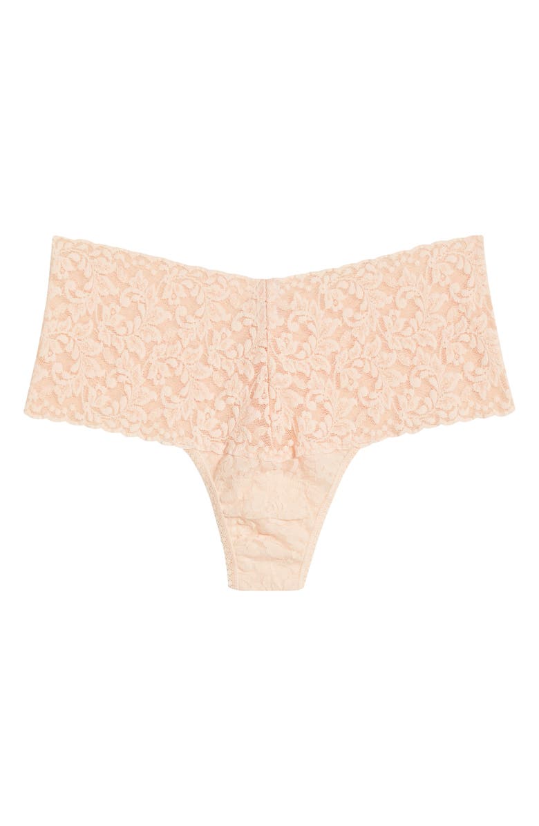 Hanky Panky Retro High Waist Thong, Alternate, color, Vanilla