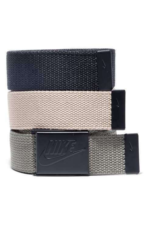 Set of 3 Webbed Belts