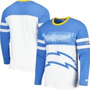 STARTER Men's Starter Powder Blue/White Los Angeles Chargers Halftime Long Sleeve T-Shirt