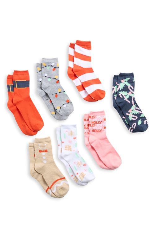 Nordstrom Rack 7-pack Days Of The Week Socks In Multi