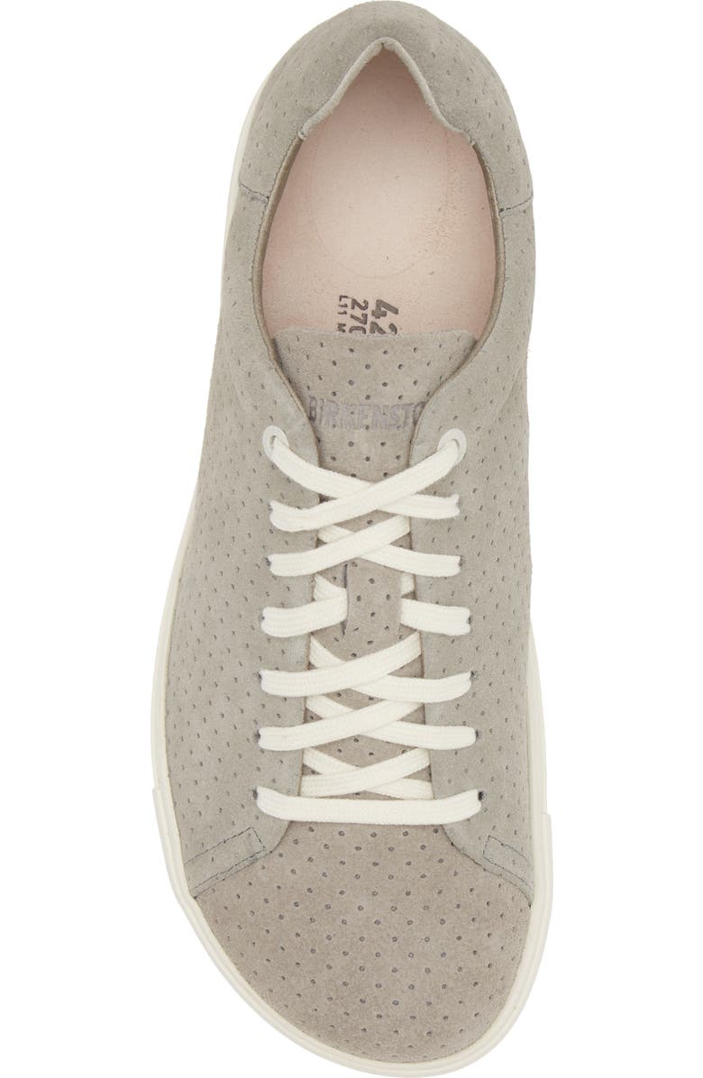 Birkenstock Bend Low Top Sneaker, Alternate, color, Stone Coin Dotted Suede