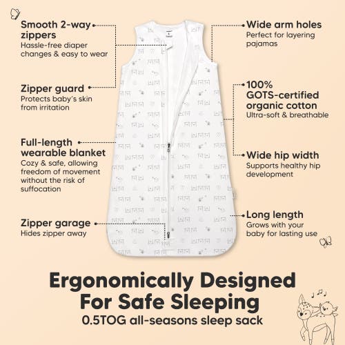 Keababies 2-pack Snooze Sleep Sacks In Bumble Bear