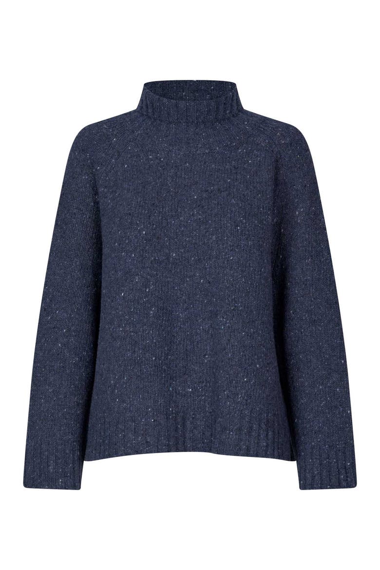 MaFenoria Turtle Neck Sweater, Alternate, color, Navy Blazer