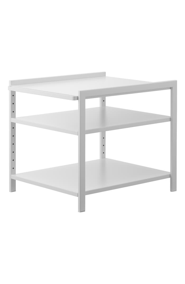 Yamazaki Three-Tier Cabinet Storage Rack, Main, color, White
