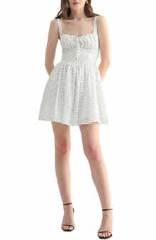 All in Favor Ditsy Cotton Minidress