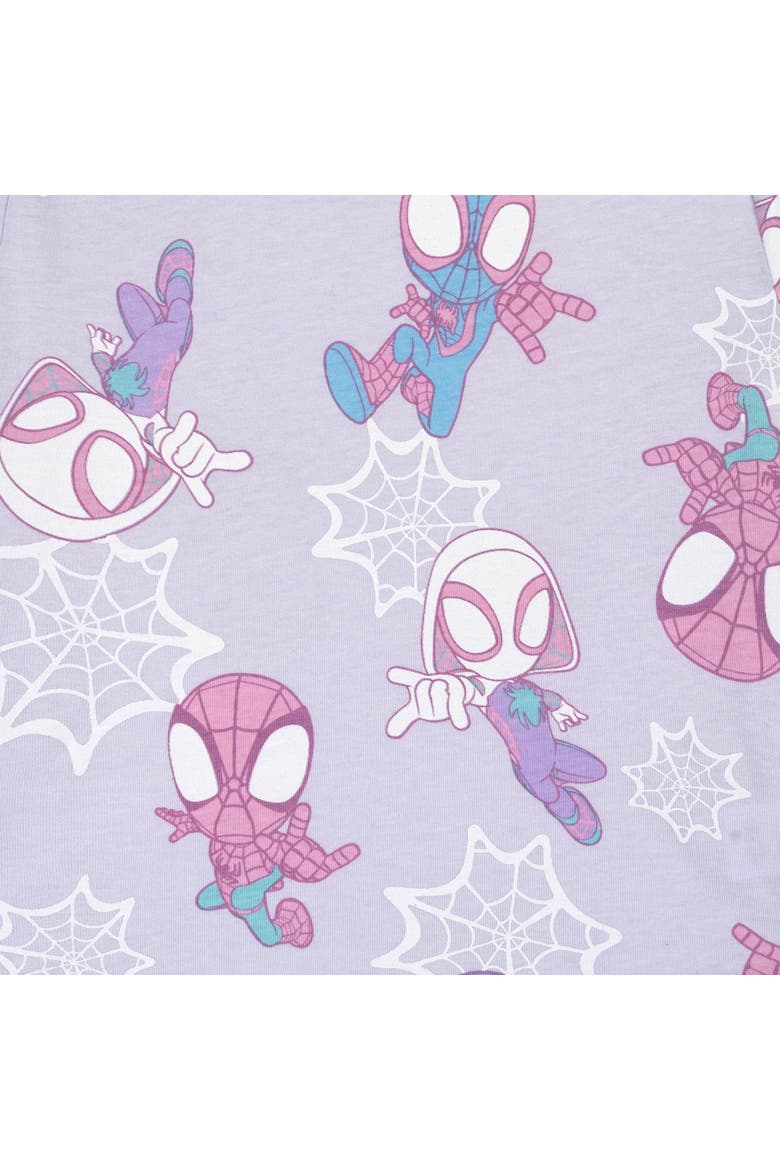 Spidey and His Amazing Friends T-Shirt and Tutu Skirt Set, Alternate, color, Spidey Ghost Purple