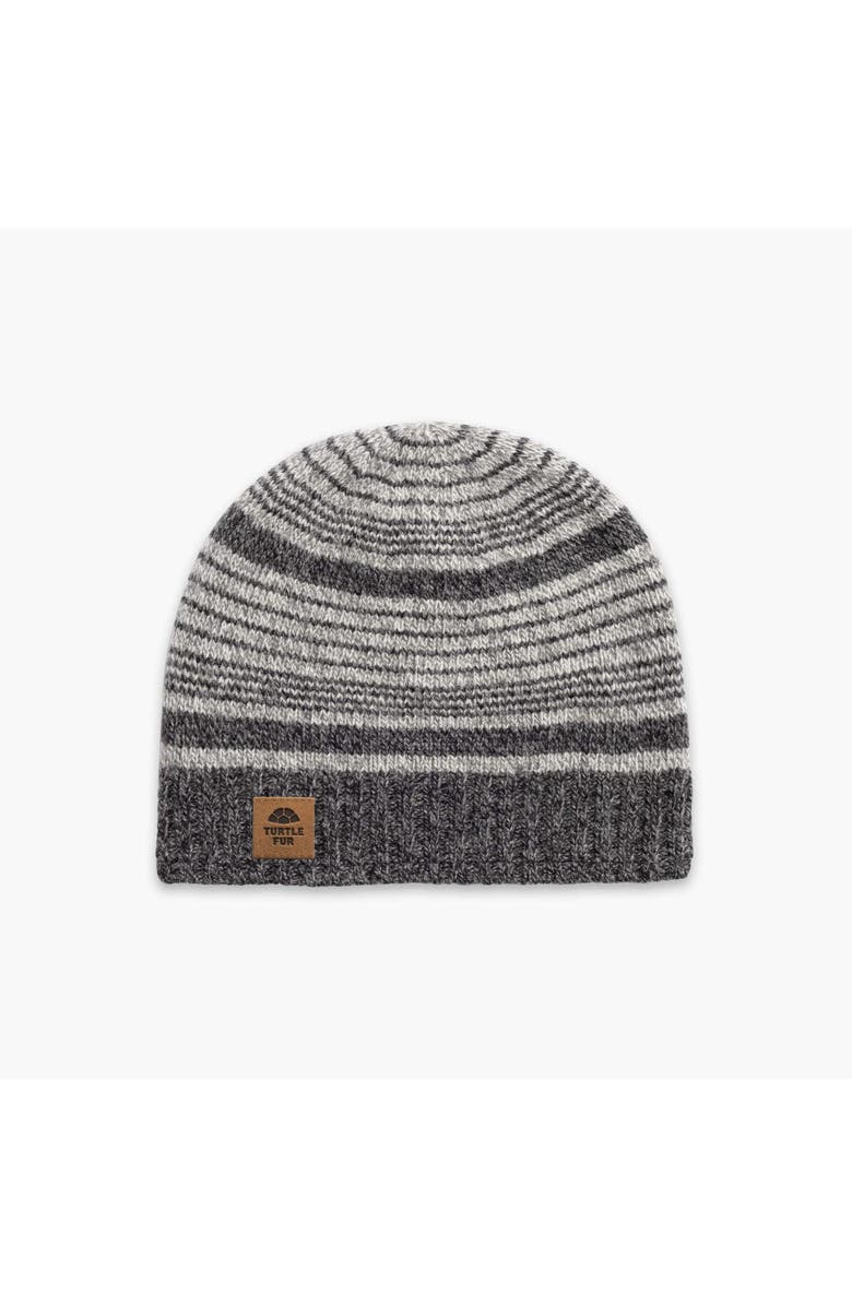 Turtle Fur Schist Lambswool Beanie, Main, color, Onyx