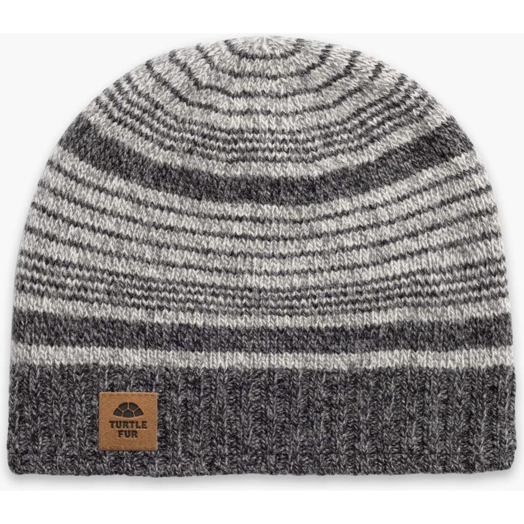 Turtle Fur Schist Lambswool Beanie In Gray