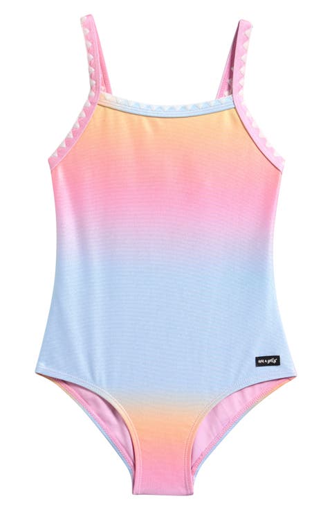 Kids' Shimmer Ombré One-Piece Swimsuit (Little Kid)