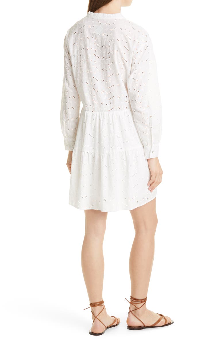 Rails Layla Long Sleeve Eyelet Dress, Alternate, color, 