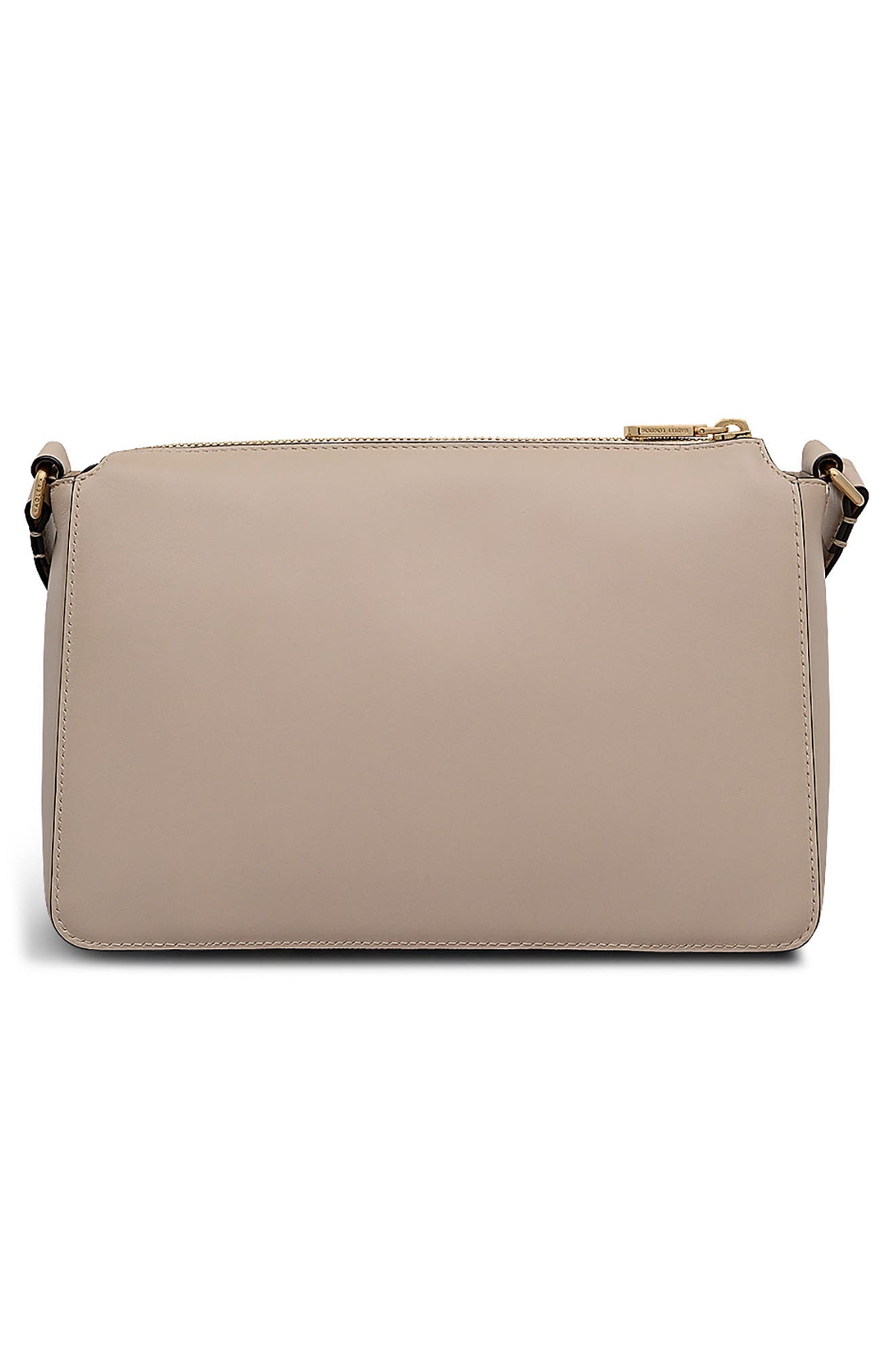 Fountain Park Leather Crossbody Bag, Alternate, color, PORCINI