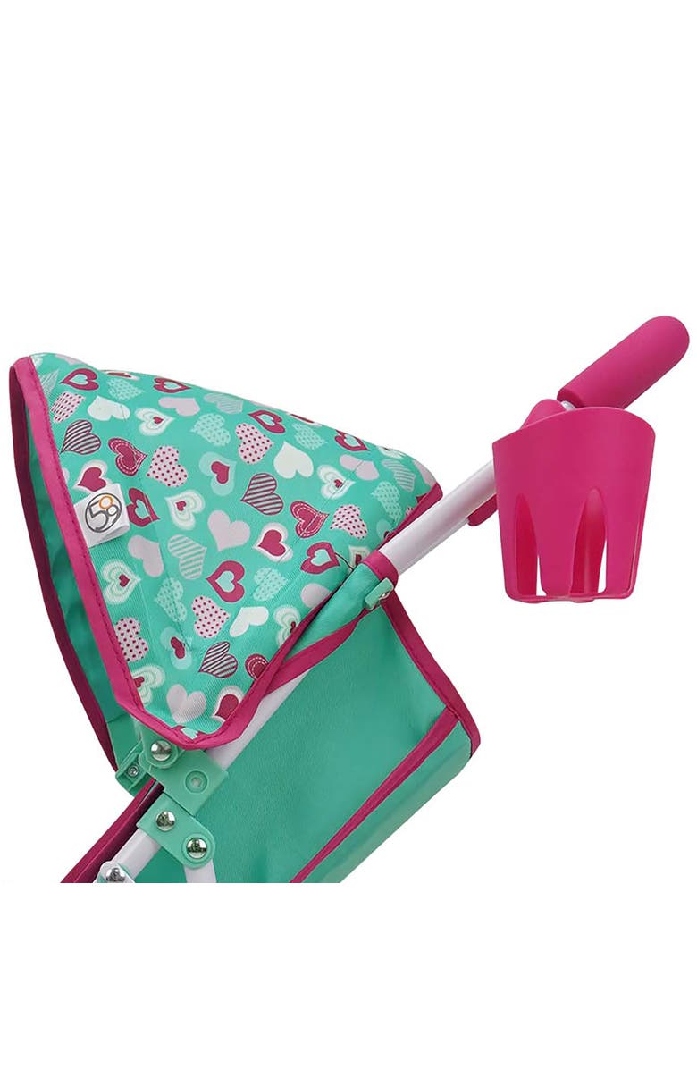 509 Crew Sarah Doll Heart Stroller, Alternate, color, Multicolored