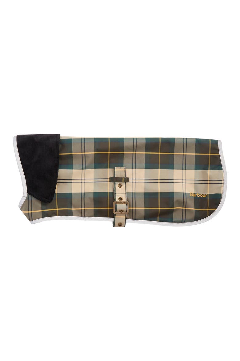 Tartan Waterproof Dog Coat, Alternate, color, ANCIENT TARTAN