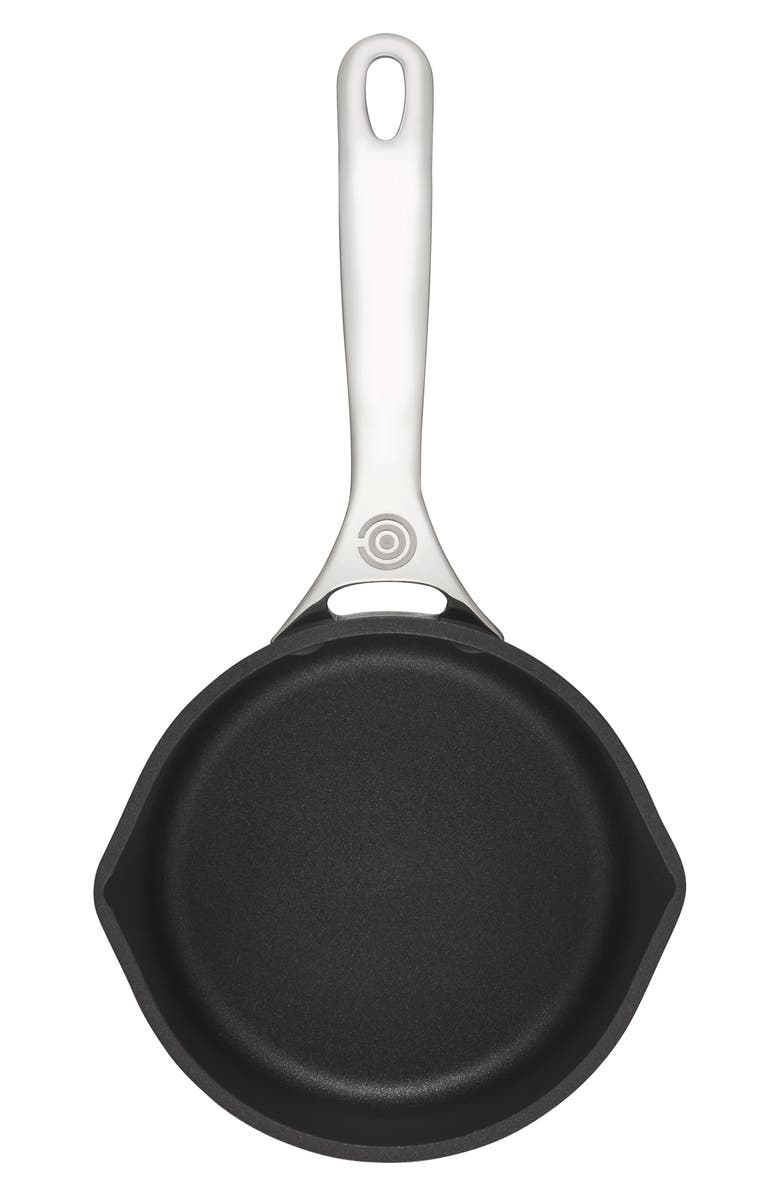 Le Creuset 1.6-Quart Toughened Nonstick PRO Saucepan, Alternate, color, Black