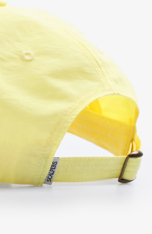 Scalpers Contrast Hood Cap In Yellow