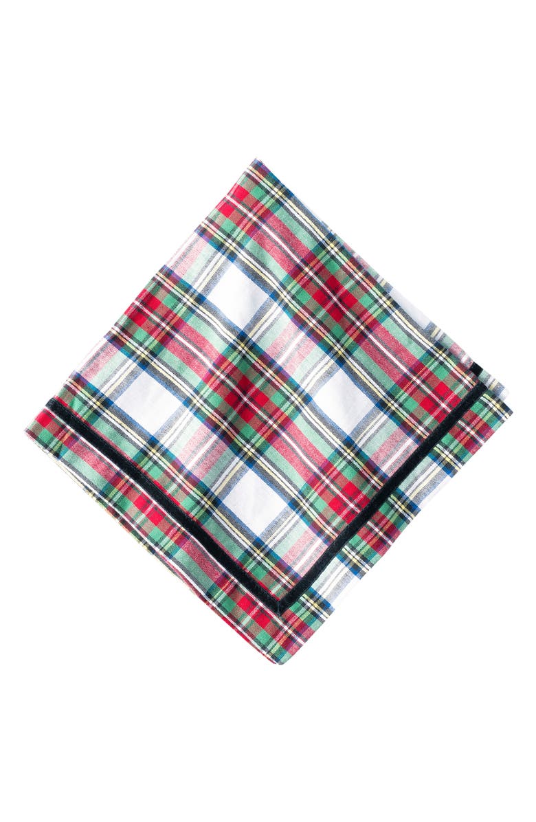 Juliska Stewart Tartan Napkin, Main, color, Multi