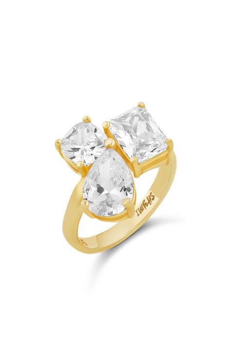 Cubic Zirconia Cocktail Ring