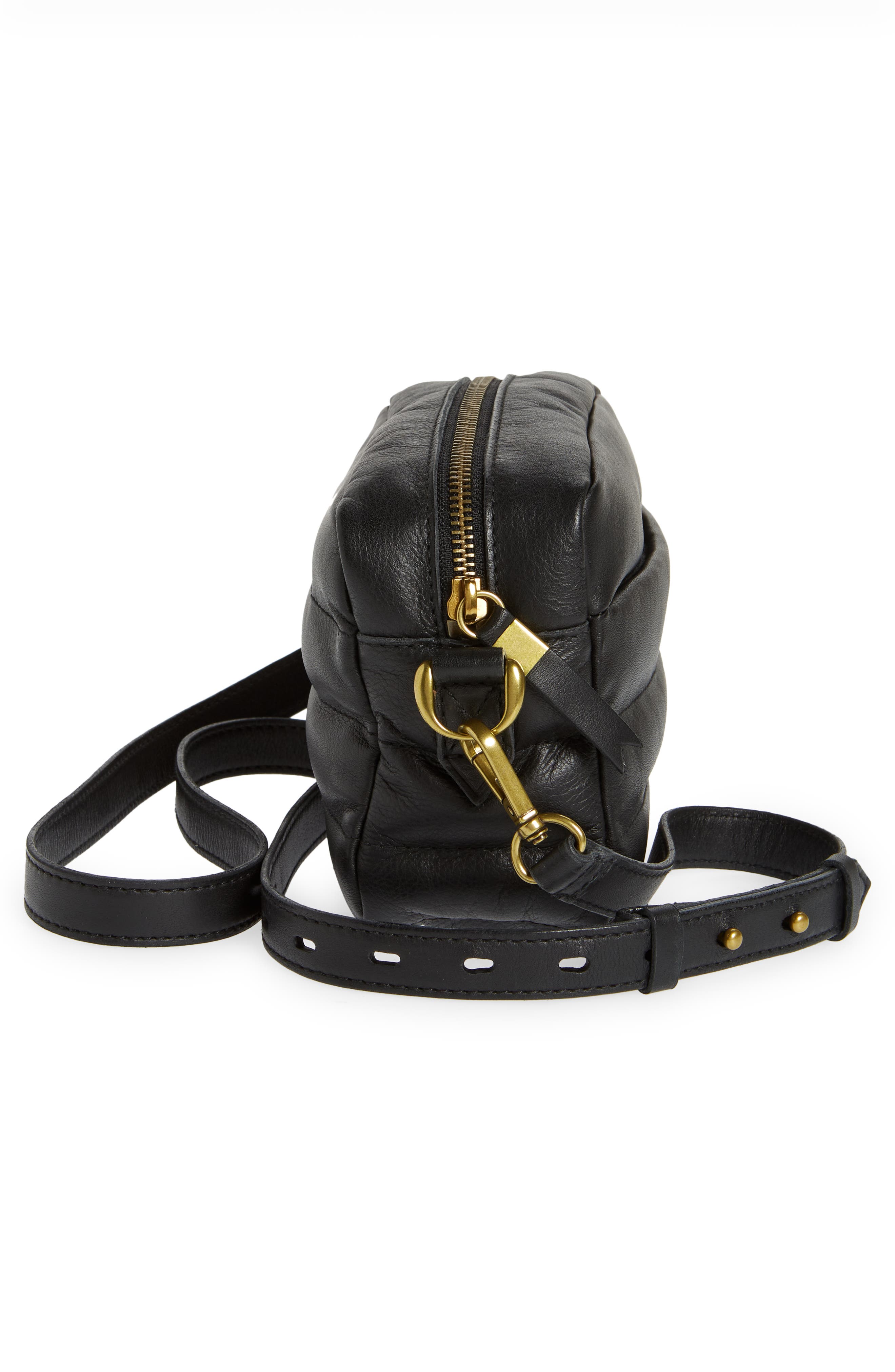 Madewell The Transport Leather Camera Bag: Puff Edition, Alternate, color, 