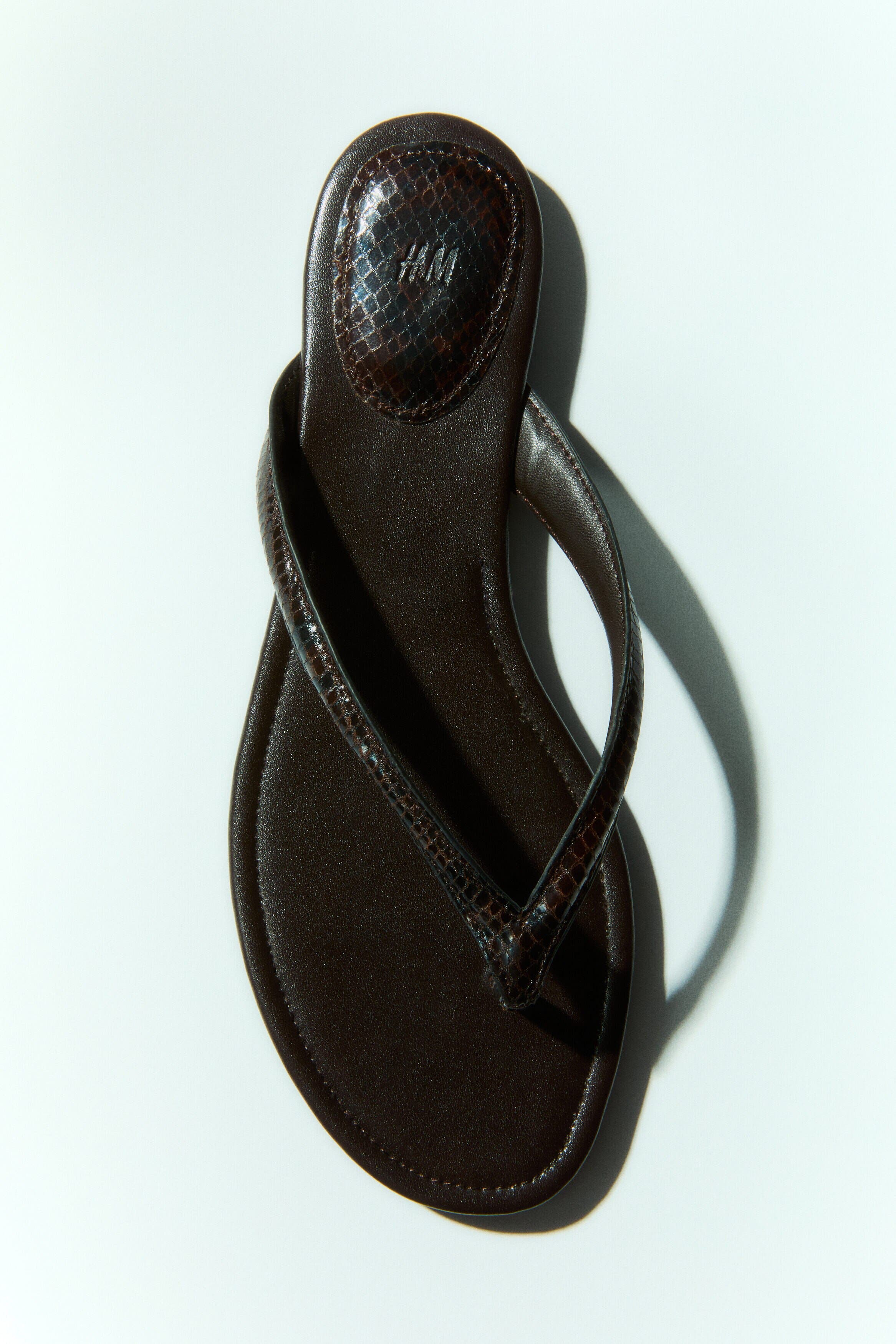 H&M Flip-flops, Alternate, color, Gold-Colored