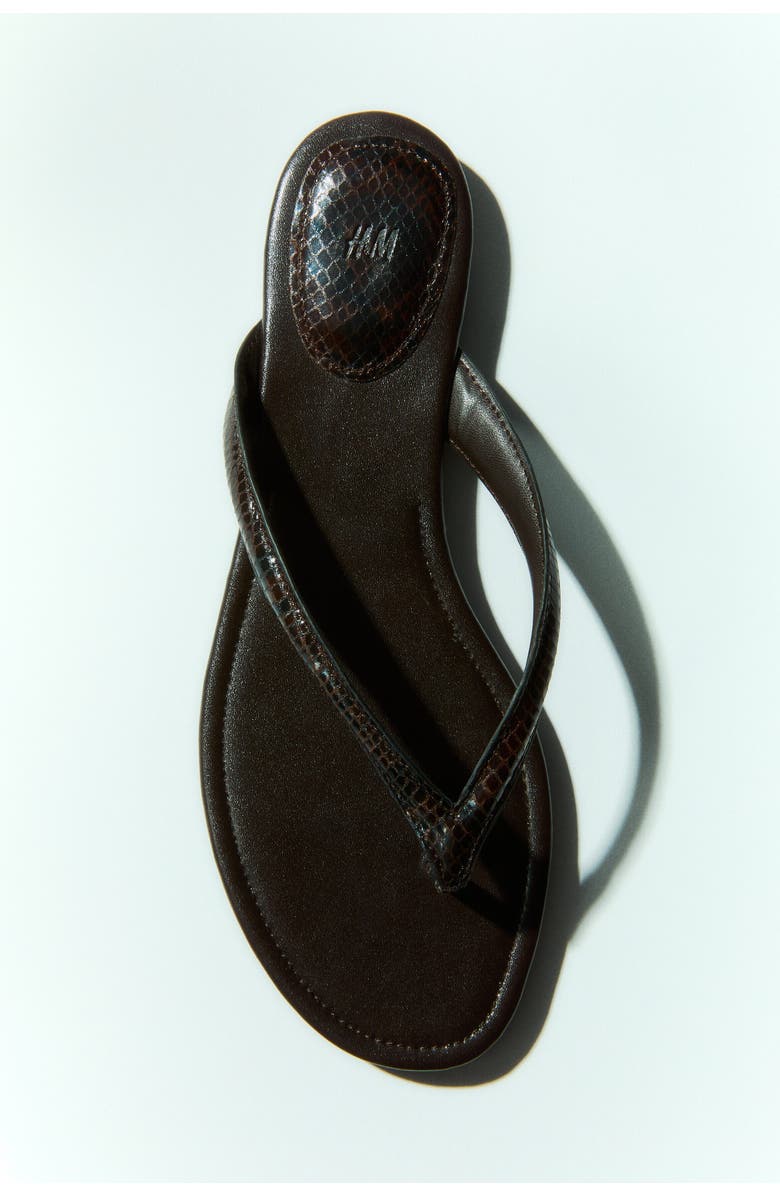 H&M Flip-flops, Alternate, color, Gold-Colored