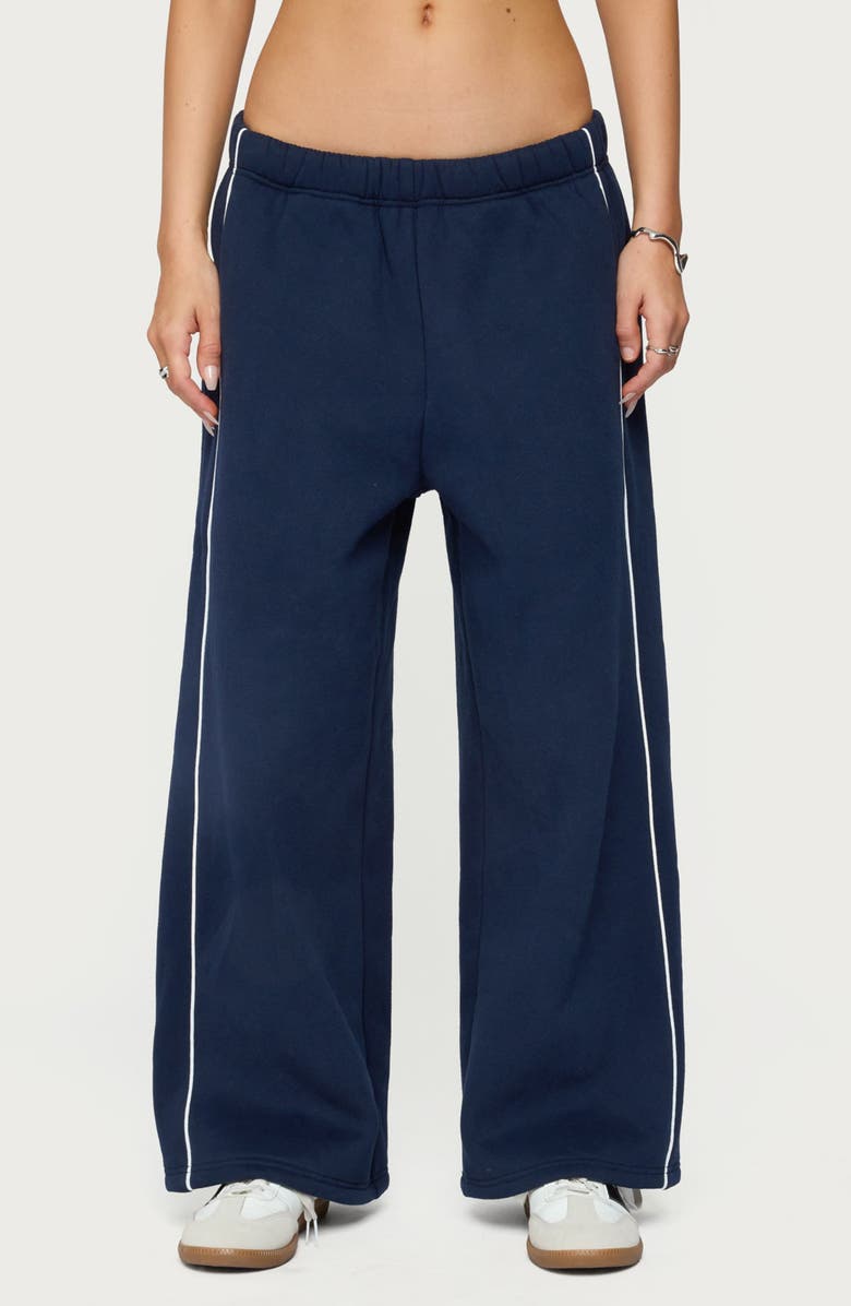 EDIKTED Autumn Sweatpants, Main, color, Navy