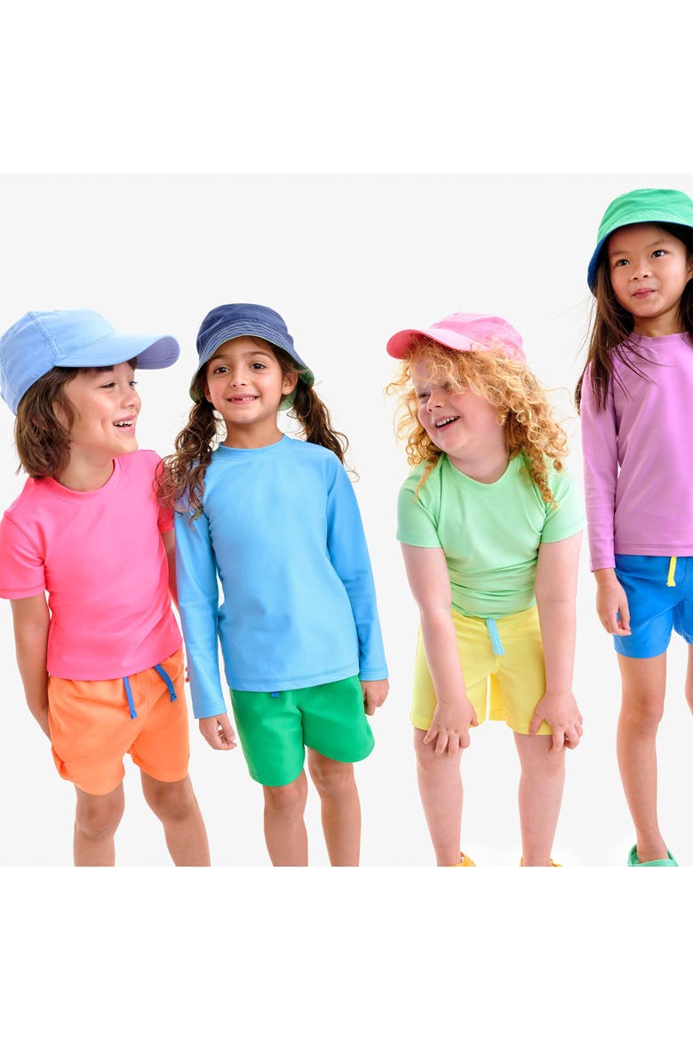 Kids Swim Trunk, Alternate, color, Bright Azalea