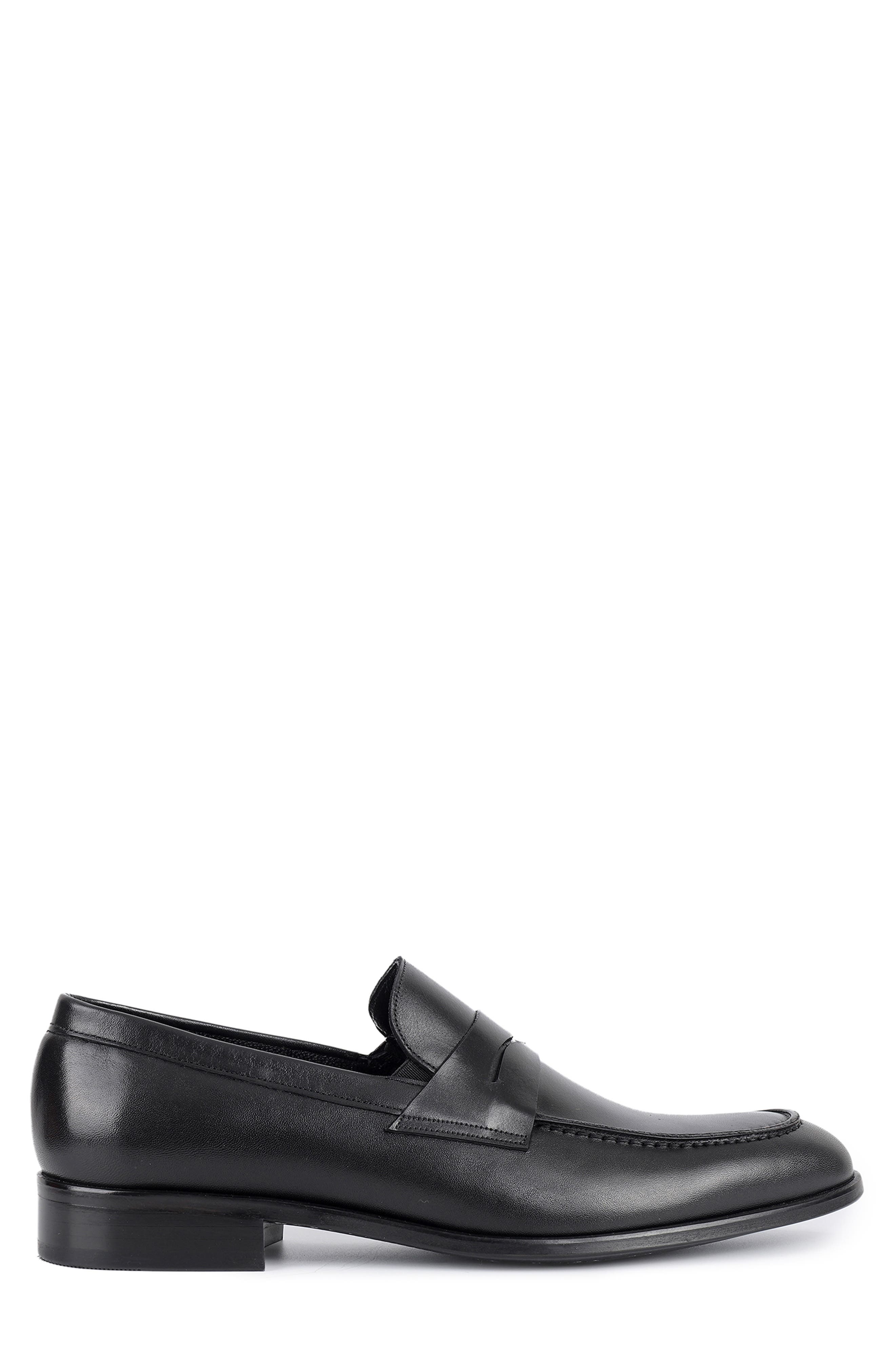 VELLAPAIS Roxton Penny Loafer, Alternate, color, Black