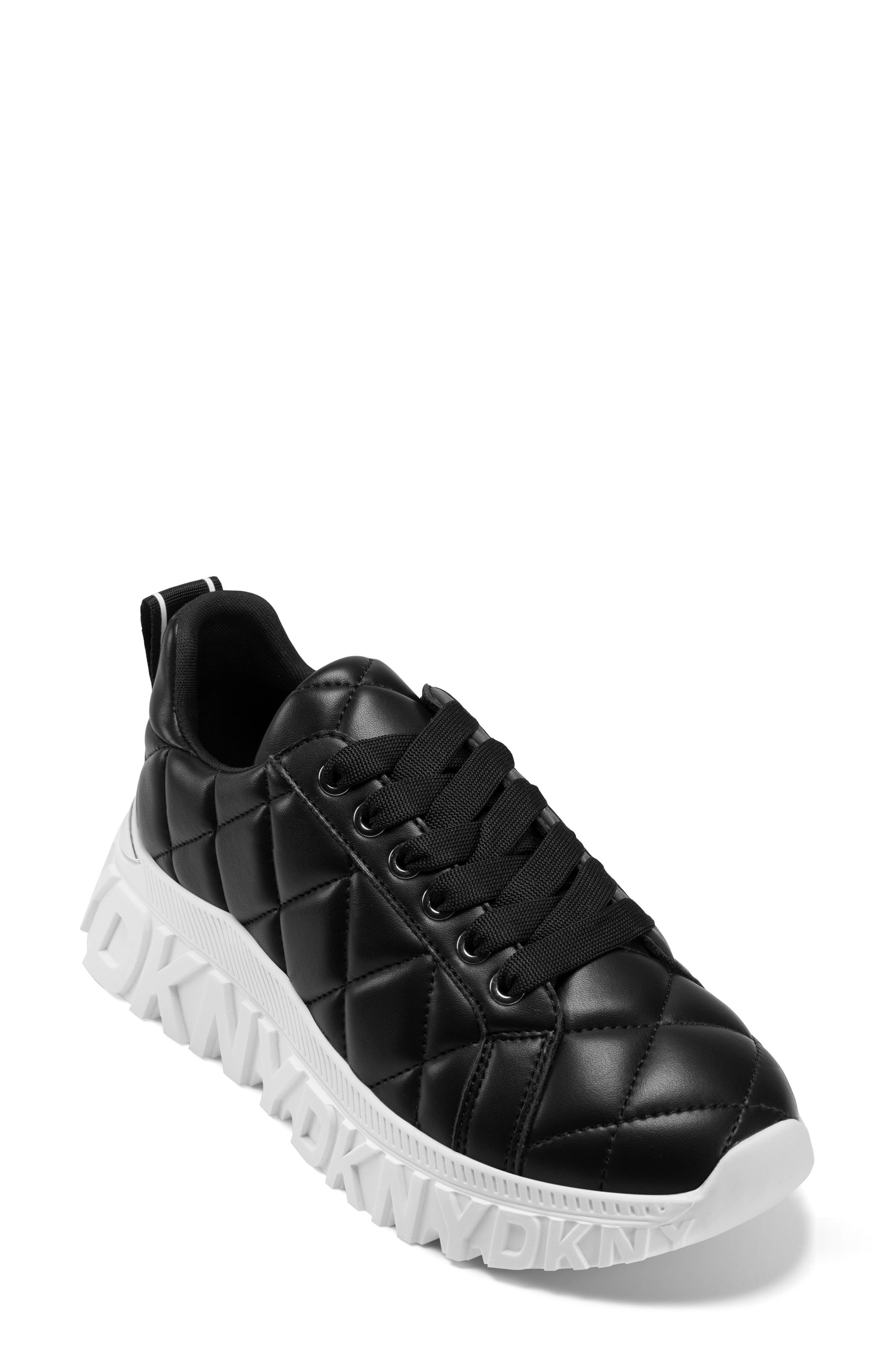 DKNY Lathen Platform Sneaker, Main, color, Black