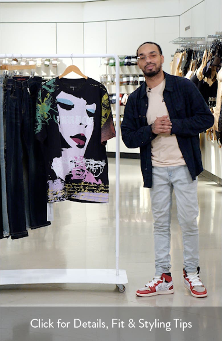 Textured Cotton Jersey Graphic T-Shirt, sales video thumbnail