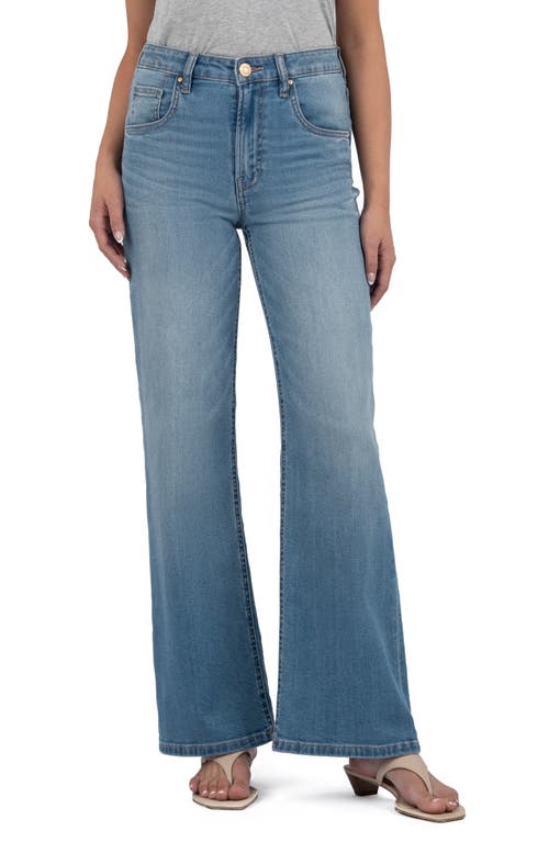Kut From The Kloth High Waist Wide Leg Jeans In Dense