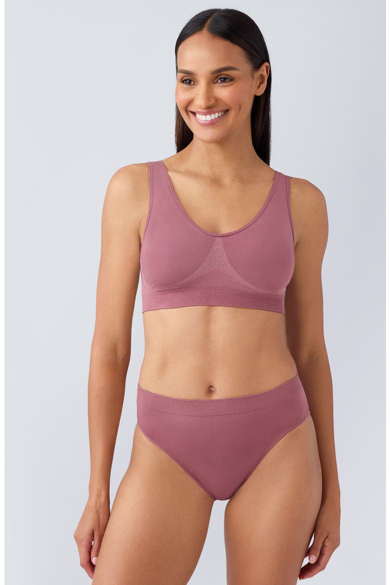 B-Smooth® Seamless Bralette, Alternate, color, ROSE BROWN