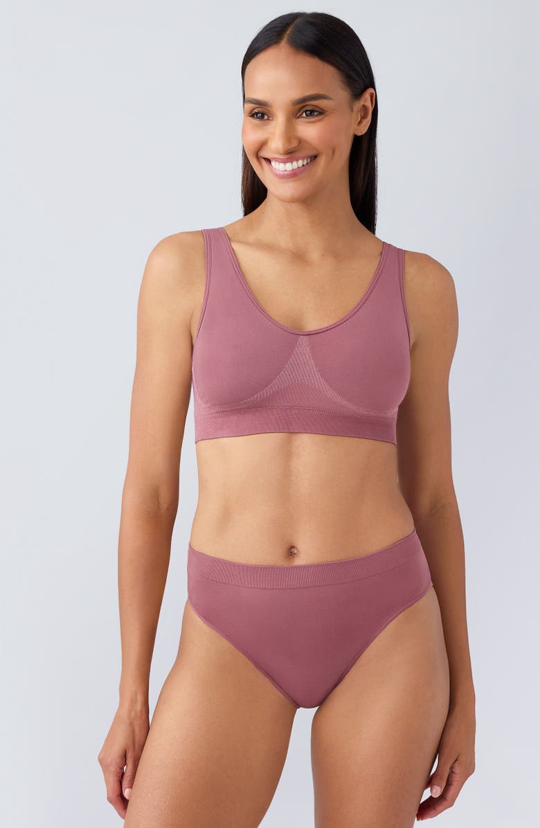Wacoal B-Smooth<sup>®</sup> Seamless Bralette, Alternate, color, Rose Brown