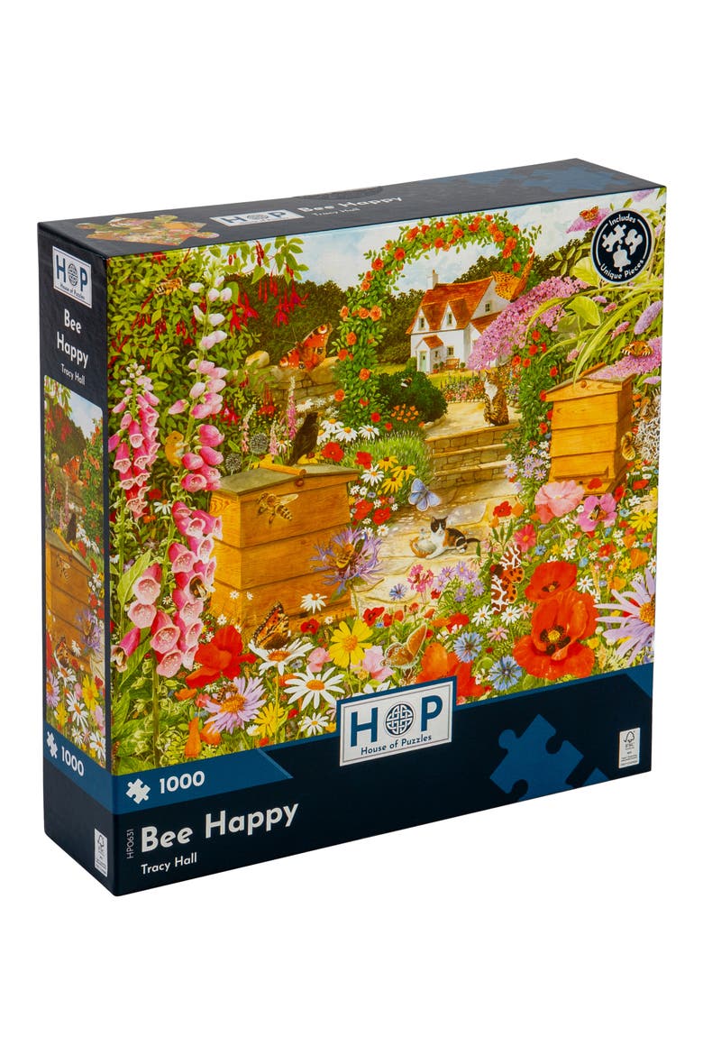 Bee Happy 1000-Piece Jigsaw Puzzle, Main, color, NONE