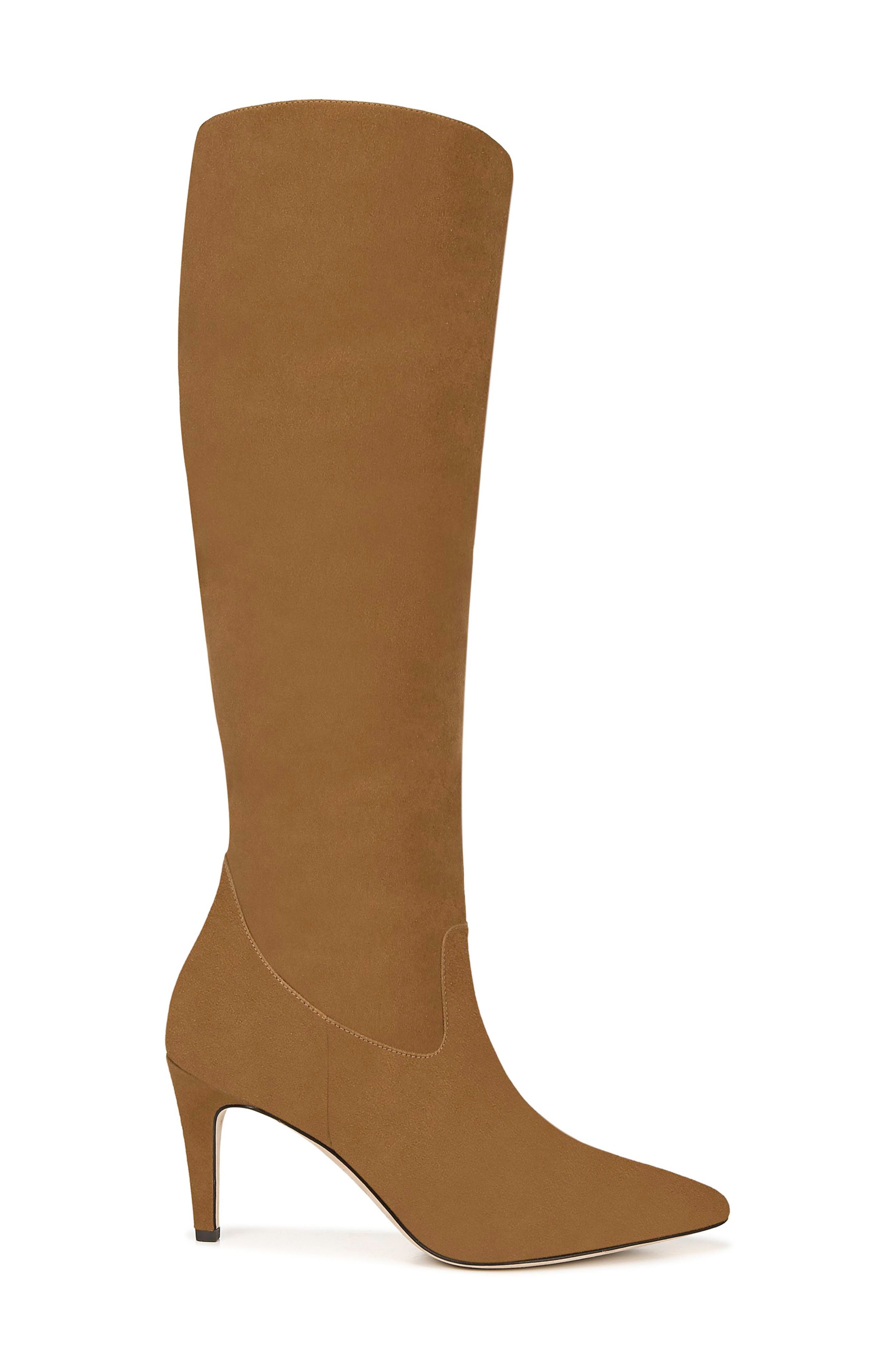Garance Knee High Boot, Alternate, color, WOOD SUEDE
