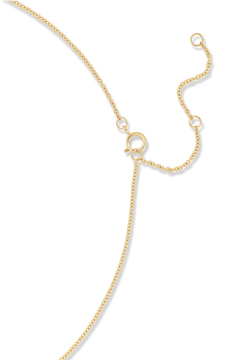 El Mar Gemstone & Diamond Flower Pendant Necklace (Online Trunk Show), Alternate, color, 18K GOLD/ DIAMOND/ SAPPHIRE
