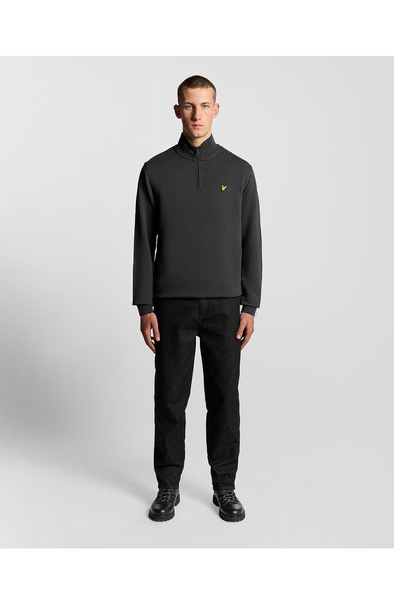 Lyle & Scott Loopback Quarter Zip Sweat, Alternate, color, Gunmetal