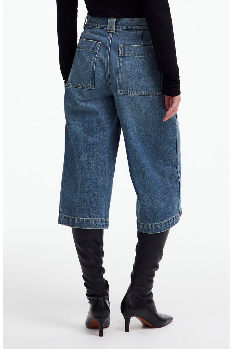 Denim Culottes, Alternate, color, CONCHO WASH