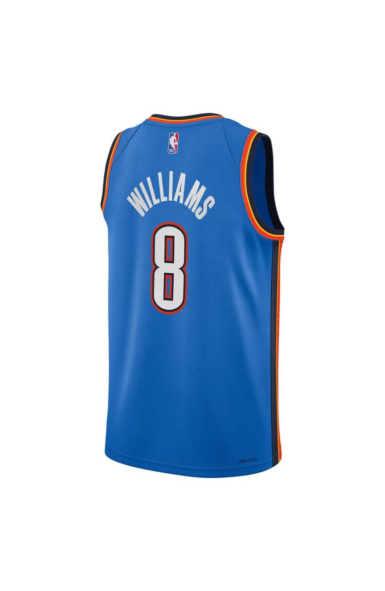 Nike Youth Nike Jalen Williams Blue Oklahoma City Thunder Swingman Jersey - Icon Edition, Alternate, color, Blue