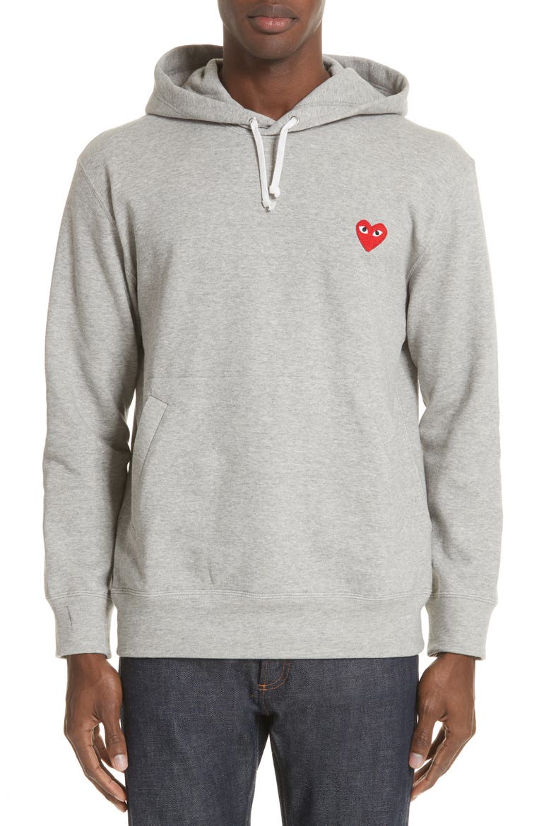 Red Heart Hoodie, Main, color, GREY