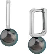 The Pearl Source Tahitian South Sea Pearl Huggie Susie Earrings
