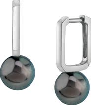 The Pearl Source Tahitian South Sea Pearl Huggie Susie Earrings